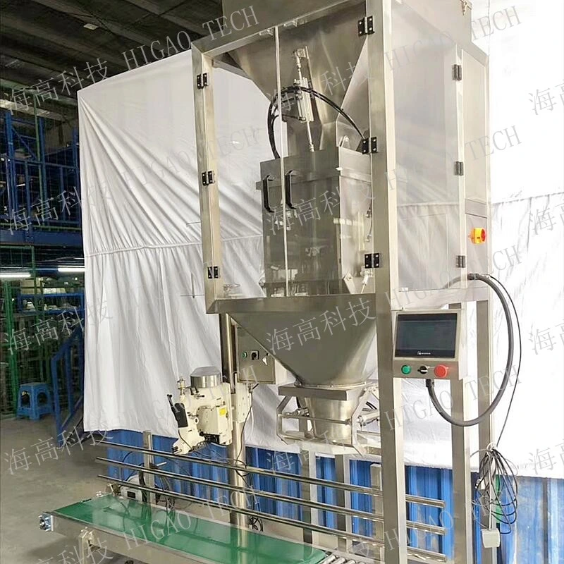 Semi Automatic Pouch Bag Beans Rice Grain Nuts Seeds Sugar Solid Granule Weigh Filling Packing Machine