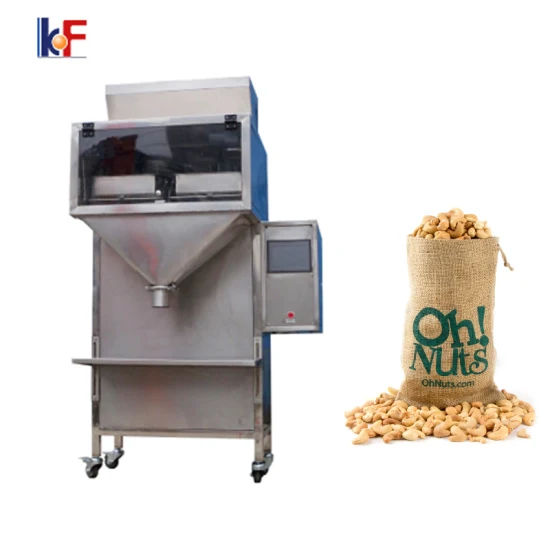 Kefai Fabricación Granulado Nueces Frijoles Arroz Grano Peso Máquina Llenadora