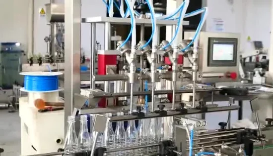 Gran experiencia en el diseño de fábrica Máquina automática de llenado de botellas de licor por gravedad